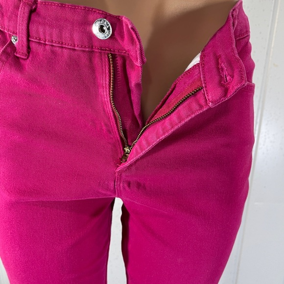 *Gloria Vanderbilt  Women's  Pink Cuffed Jean Capri Sz 8 - Picture 15 of 16